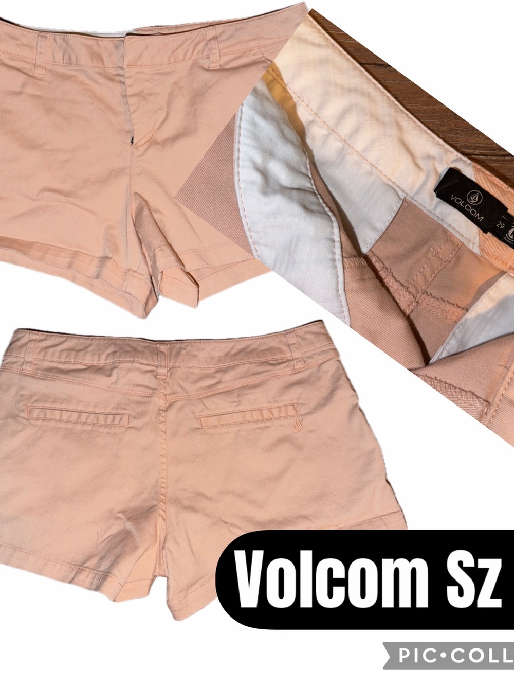 Volcom Peach Women's Chino Bermuda Shorts